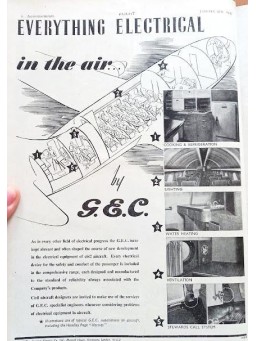 časopis o letectví FLIGHT 1947